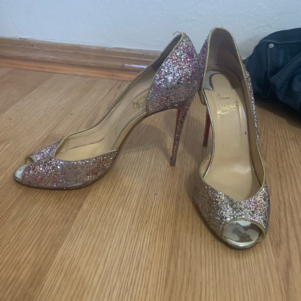Louboutin Sparkly heels